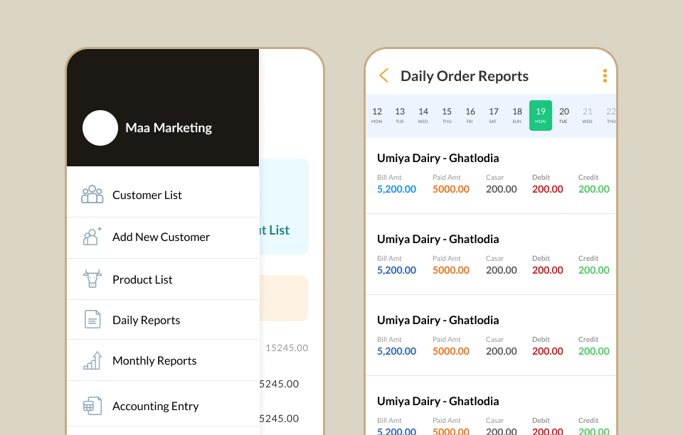 Distributor order and payment app screenshot 4