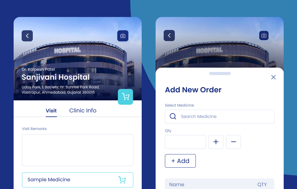 MR app for pharmaceutical field sales reps screenshot 2